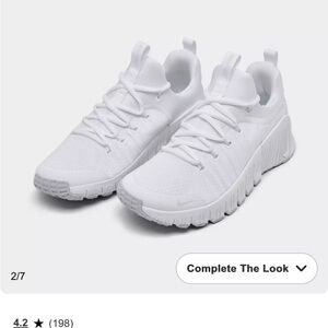 Sleek White Running Shoes